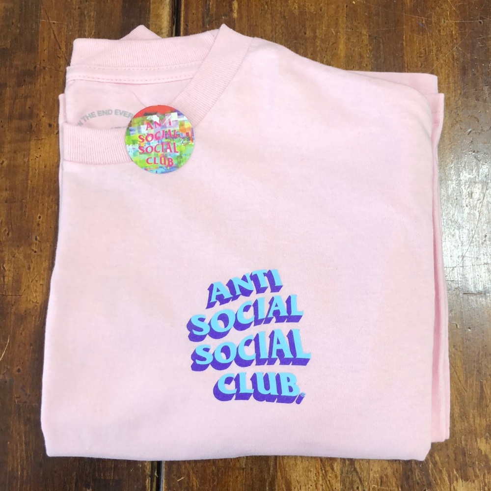 AntiSocial Social Club Popcorn Pink Tee
